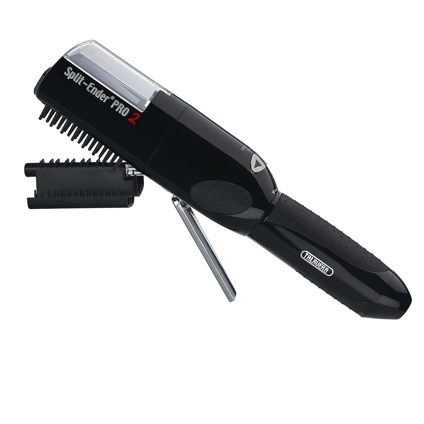 Pro 2 - The Original Cordless Split End Hair Trimmer Automatic Rechargeable Home Tool Hair Clipper 2-in-1 for Dry Damaged Splitting Broken Brittle Straight Curly Frizzy Beauty - Black