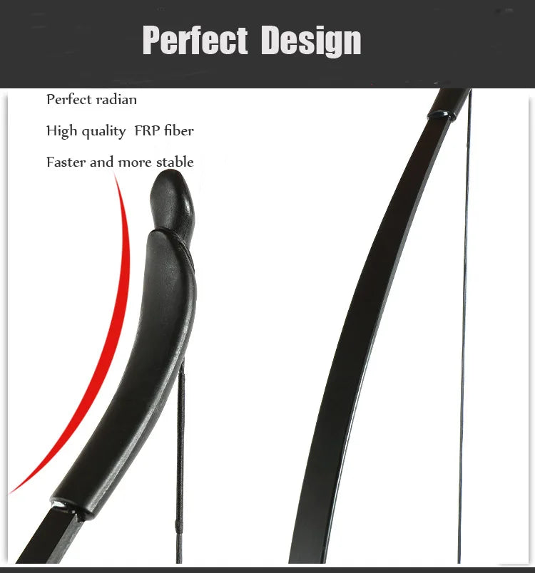 Toparchery 20-40lbs Archery 57" Takedown Recurve Bow For Hunting Recurve Bow and Arrow Set Left Right Hand Black Hunting Bow