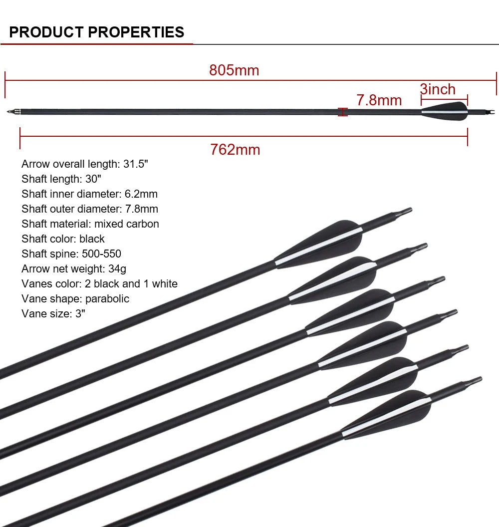 Toparchery 20-40lbs Archery 57" Takedown Recurve Bow For Hunting Recurve Bow and Arrow Set Left Right Hand Black Hunting Bow