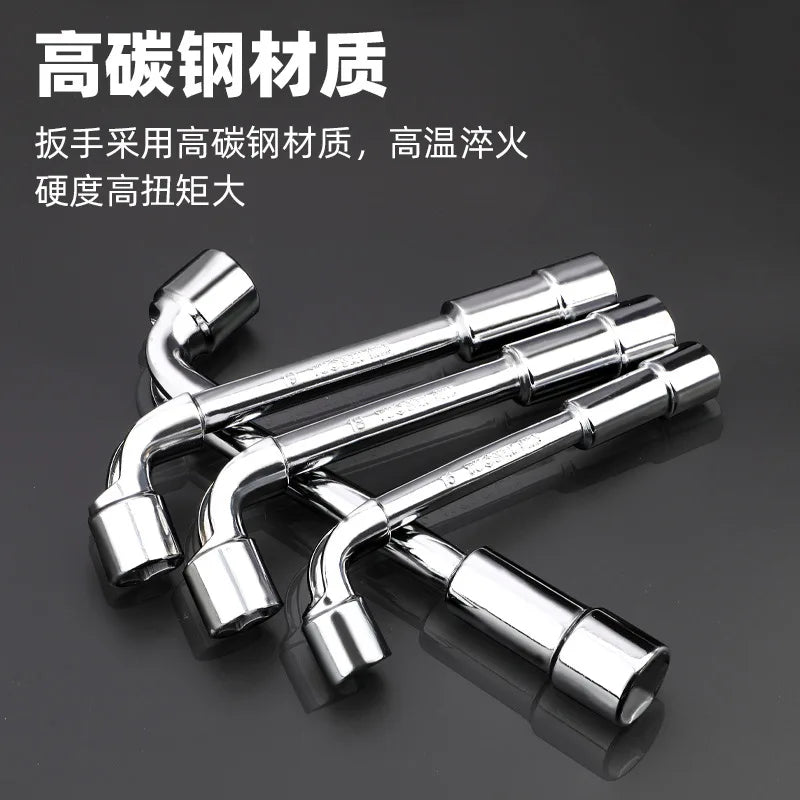 6 7 9 10mm CRV Steel L Type Socket Spanner L Wrench 6 Point Hand Tools Automotive Mechanical Tool