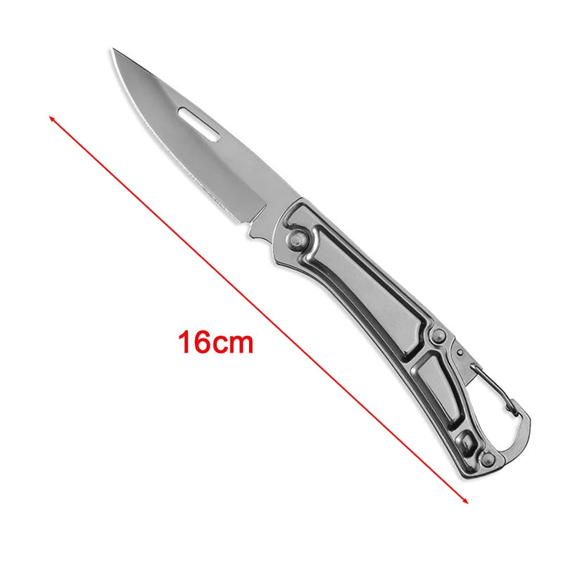 HOT!Hh Hardness Mini Folding Knife Stainless Steel Survival Hunting Camping Self-defense Camping Knife Portable Folding Knife