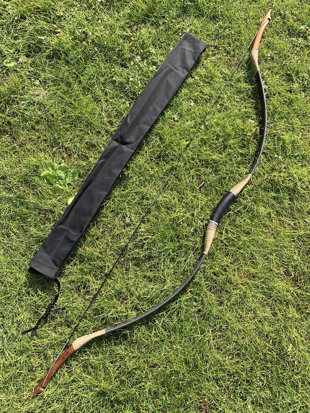 20-60lbs Traditional Recurve Bow Practice Archery Hunting Handmade Wooden Longbow made by hands