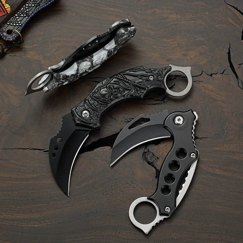 Outdoor Claw knife with high hardness, mini portable knife, multi-function folding knife in the field, EDC sharp knife