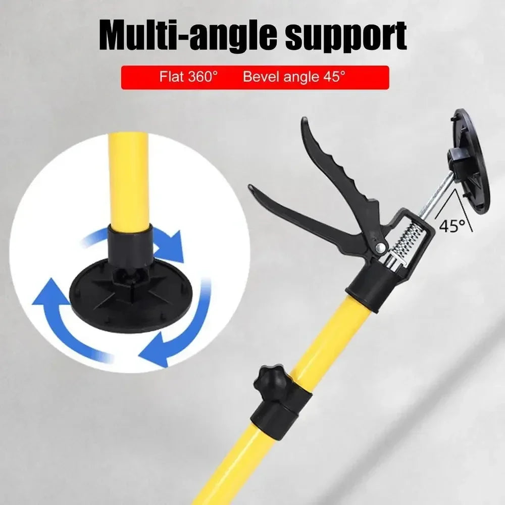 1-2Pcs Adjustable Labor-Saving Telescopic Steel Support Rod Cabinet Jacks Drywall Hand Lifting Jack Bracket Construction Tools