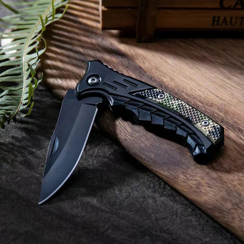 Outdoor Camping Survival Knife Stainless Steel Folding Knife Multitool Pocketknives EDC Knives Box Cutter