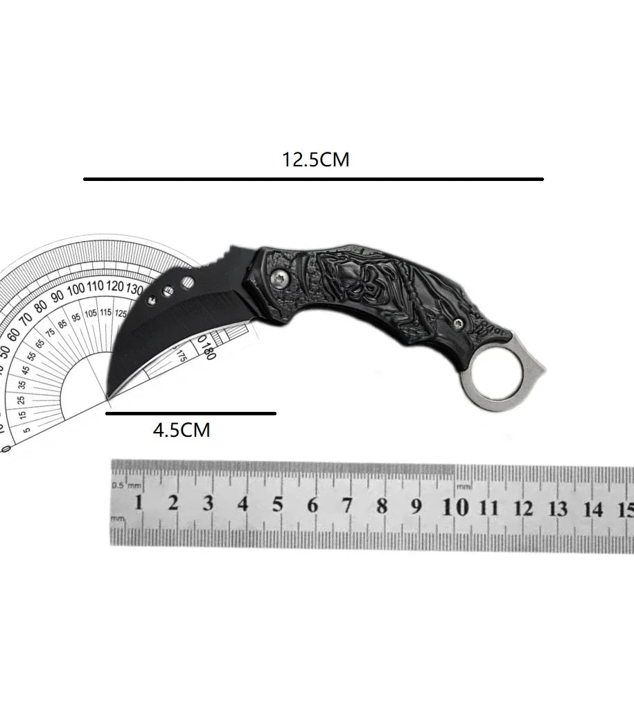 Outdoor Claw knife with high hardness, mini portable knife, multi-function folding knife in the field, EDC sharp knife