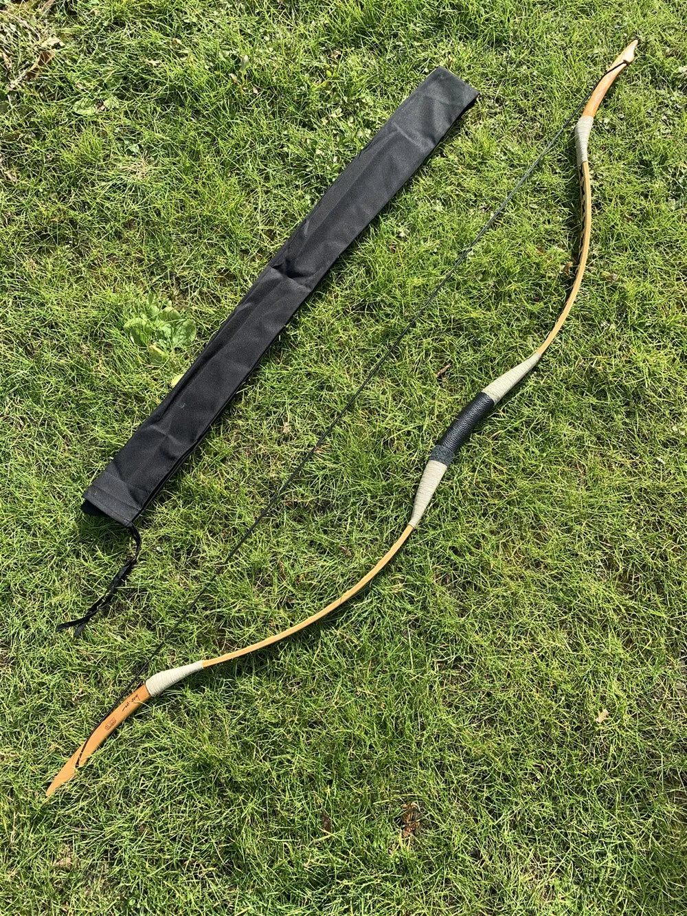 20-60lbs Traditional Recurve Bow Practice Archery Hunting Handmade Wooden Longbow made by hands