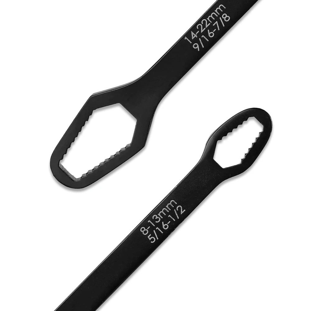 8-22mm Universal Torx Wrench Board Adjustable Double-head Torx Spanner Self-tightening Glasses Wrench Multi-purpose Hand Tool