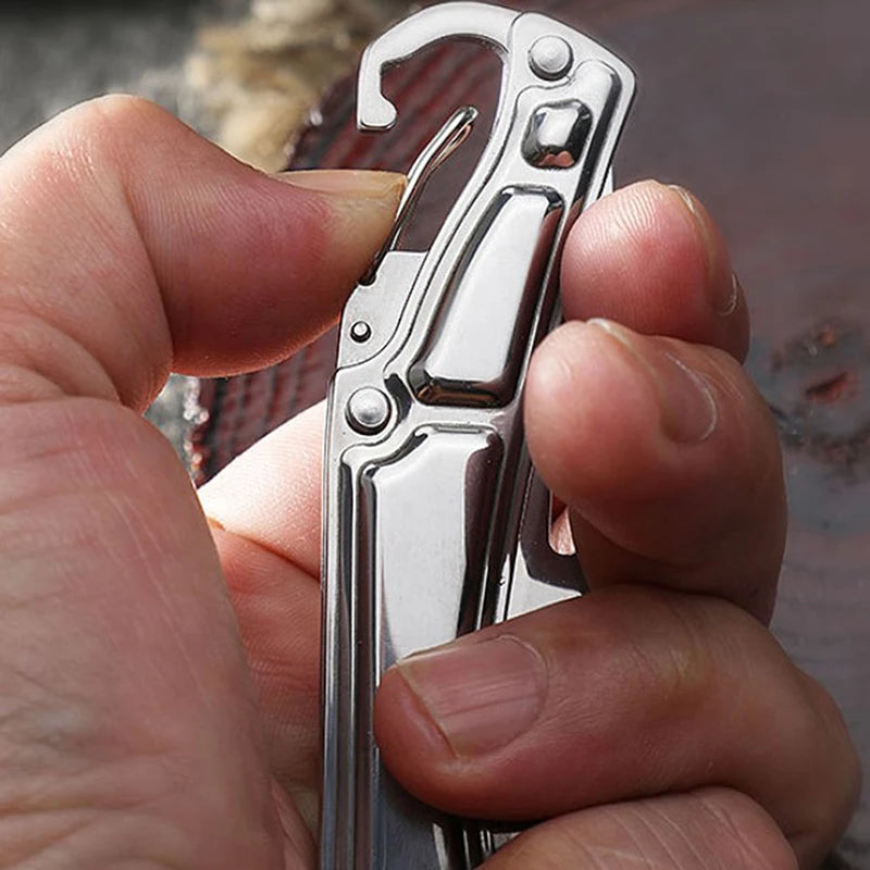 HOT!Hh Hardness Mini Folding Knife Stainless Steel Survival Hunting Camping Self-defense Camping Knife Portable Folding Knife