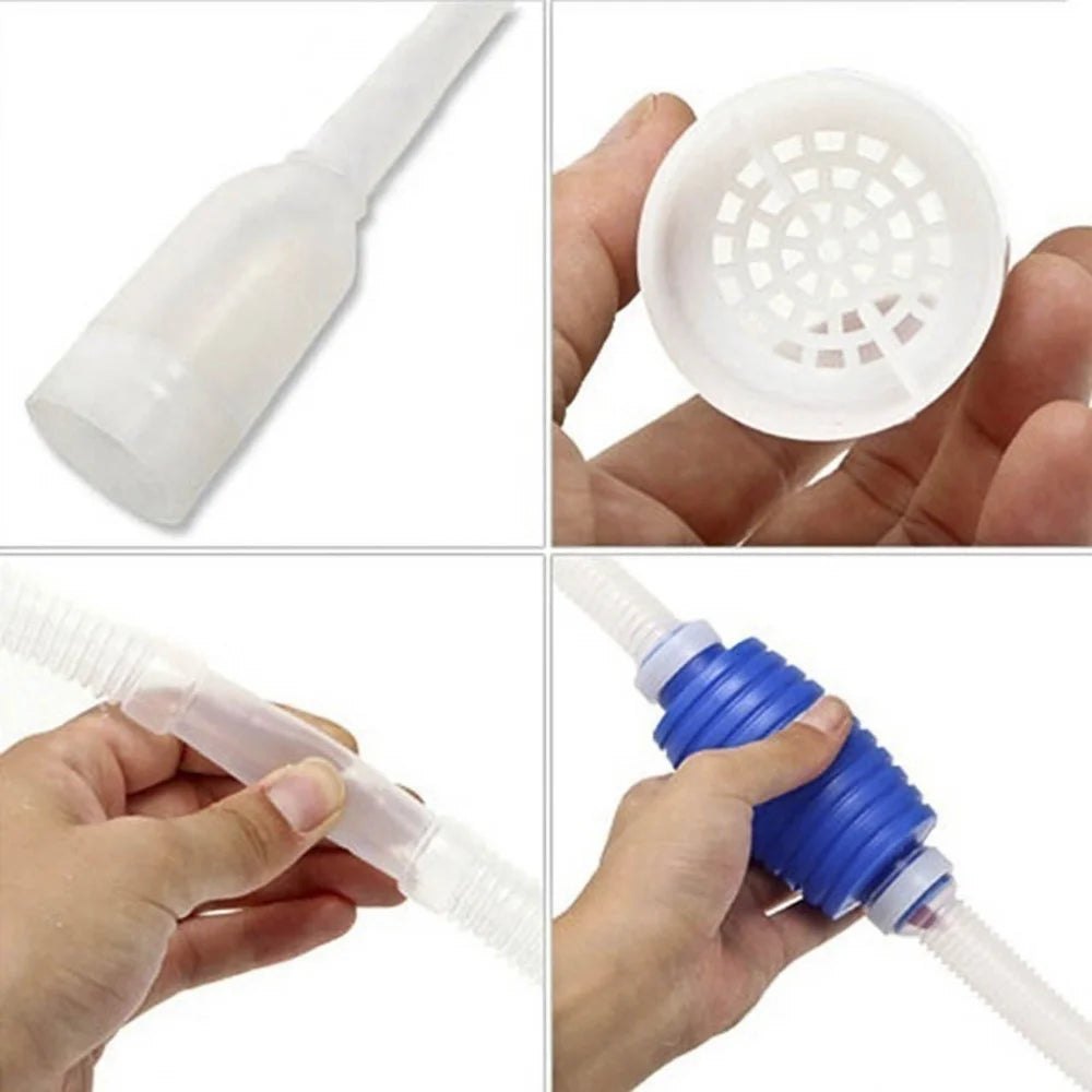 Aquarium Fish Tank Water Pump Vacuum Siphon Gravel Cleaner Tool