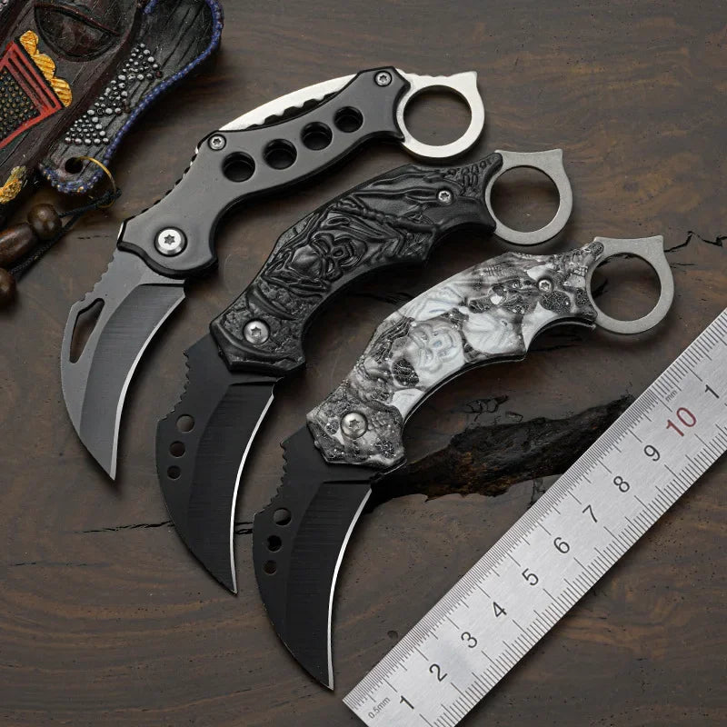 Outdoor Claw knife with high hardness, mini portable knife, multi-function folding knife in the field, EDC sharp knife