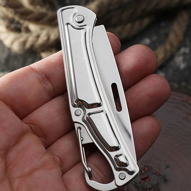 HOT!Hh Hardness Mini Folding Knife Stainless Steel Survival Hunting Camping Self-defense Camping Knife Portable Folding Knife