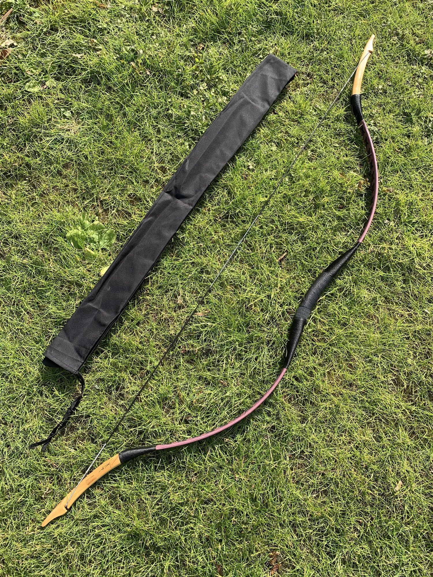 20-60lbs Traditional Recurve Bow Practice Archery Hunting Handmade Wooden Longbow made by hands