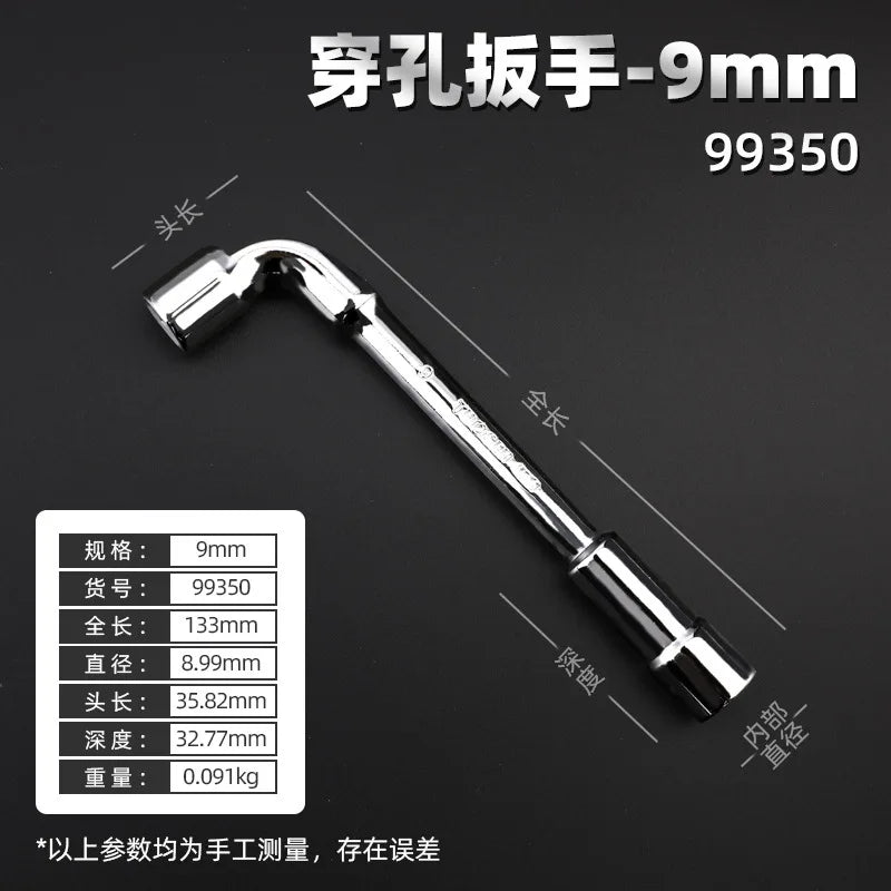 6 7 9 10mm CRV Steel L Type Socket Spanner L Wrench 6 Point Hand Tools Automotive Mechanical Tool