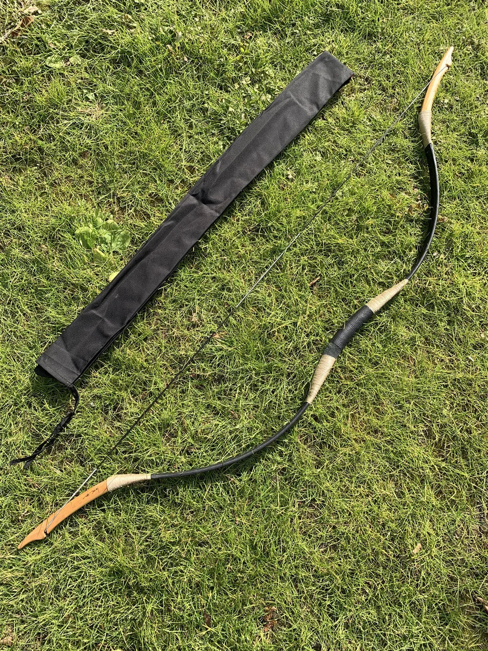 20-60lbs Traditional Recurve Bow Practice Archery Hunting Handmade Wooden Longbow made by hands